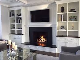 Interiors Built In Shelves Living Room Small Basement Remodel Living Room Remodel