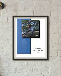 Cole's life.beginning from forest hills drive. J Cole 2014 Forest Hills Drive Album Wall Art Print Poster Canvas Print Wooden Hanging Scroll Frame Royal Decor Home