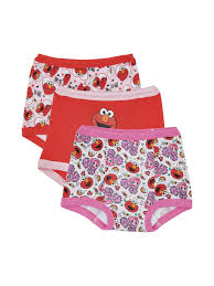 Elmo Elmo Potty Training Pants Underwear 3 Pack Toddler Girls Walmart Com