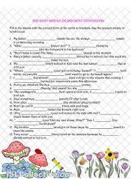 упражнения на Present Simple Present Continuous Past Simple Past Continuous Present Continuous And Present Simple Worksheets With Pictures Easy Anglijskaya Grammatika Prepodavanie Anglijskogo Yazyka Grammatika