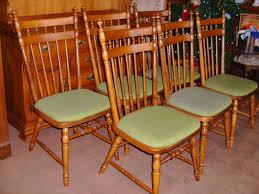 6 Andover Maple Dining Chairs By Tell City Dining Chairs Furniture Vintage Furniture