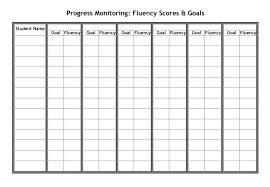 Fluency Progress Monitoring With Goals Building Rti
