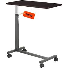 Overbed Rolling Table Drive Medical Over Bed Laptop Tray Adjustable Hospital New Adjustable Beds Classic Bedside Tables Rolling Table