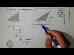 Jun 09, 2020 · soal bahasa inggris smp/mts kelas 7 soal bahasa indonesia kelas 7 smp demikian informasi tentang kumpulan soal matematika smp kelas 7 semester 1 dan 2 beserta pembahasannya (kunci jawaban yang bisa kalian pergunakan untuk persiapan menghadapi ujian ulangan harian, ujian kenaikan kelas (ukk), ujian tengah semester (ukk), dan ujian akhir semester (uas). Cara Mudah Dan Cepat Menentukan Keliling Dan Luas Segitiga Soal Matematika Sd Youtube