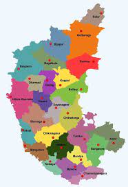 Karnataka has a population of 61,130,704 (2011 census) and the state is spread over an area of 191,791 km sq. Map Of Karnataka Districtwise Karnataka Map Pilgrimage Karnataka Map Tourist Map Map