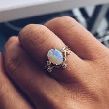 Australian Opal Ring With Diamonds Engagement Rings Opal Australian Opal Ring Cool Wedding Rings