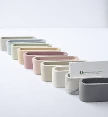 Choose from metal, engraved, desk, bulletin board, or leather business card holders. Concrete Business Card Holder Business Card Holder For Desk Etsy In 2021 Business Card Displays Business Card Holders Card Holder Desk