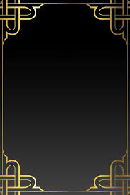 Black And Gold Border Chinese Style Antique Retro Classical Black Invitation Moire Black Gold Gold Border E Commerce T In 2020 Retro Background Gold Background Gold Circle Frames