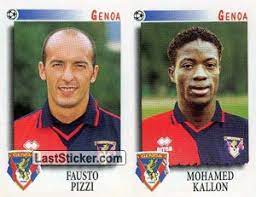 Vê o perfil de jogador de yayah kallon (genoa) no flashscore.pt. Sticker 480 Pizzi Kallon A B Panini Calciatori 1997 1998 Laststicker Com