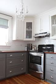 Comes with gray granite countertop and subway backsplash tile. Gray Kitchen Cabinets Transitional Kitchen Benjamin Moore Whale Gray Modern Jane