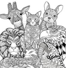 Here are complex coloring pages for adults of animals. 150 Latest Adult Coloring Pages Free Download