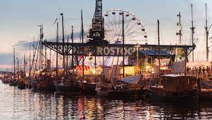 Rostock is near the baltic sea and to protect its fishing and access rights it actually annexed warnemünde, a port area to the north. Hansestadt Rostock