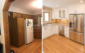 updating oak cabinets doors floors