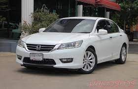 รายละเอ ยดขายรถเก ง honda accord ฮอนด า แอคคอร ด 2 0 el i vtec รถป 2014 ส ขาว 4 ประต เคร องยนต 2400 cc เก ยร อ ตโนม ต airbag2 ใบ ฮอนด า รถบ าน เคร องยนต