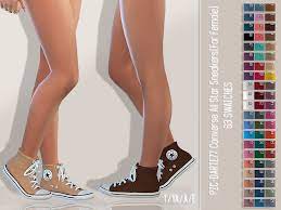 See more ideas about sims 4 cc shoes, cc shoes, sims cc. The Sims Resource Pzc Darte77 Converse All Stars Recolour Female Mesh Required