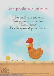 Paroles Une Poule Sur Un Mur Poule Chanson Enfantine Chansons Comptines