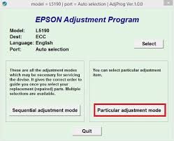 Free Download Resetter Printer Epson L5190 Adjustment Program Di 2020 Printer Panduan Belajar Windows 10