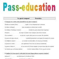 Le passé composé des verbes. Cm1 Cycle 3 Le Passe Compose Exercices A Imprimer 1 Conjugue Les Verbes Entre Parentheses Au Passe Com Conjugaison Cm1 Exercices Conjugaison Passe Compose
