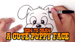 When you draw a cartoon dog. How To Draw A Dog Face Step By Step For Beginners Youtube