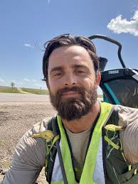 Day 75 walking across the USA brought me my first time camping in a…