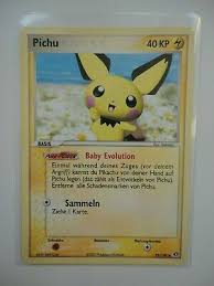 Want to discover art related to pichu_pokemon? Original Pokemon Karte Pichu Ex Emerald 59 106 Haufig Common Holo Eur 3 99 Picclick De