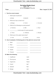 We have lots of activity sheets about many different topics. Cbse Class 2 Evs Practice Worksheets 18 Plants Plants Trees