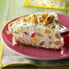 Frozen Hawaiian Pie Recipe Cool Summer Pies Are One Of Mom S Specialties This Version Offers Pineapple Maraschino Cherr Desserts No Bake Desserts Summer Pie