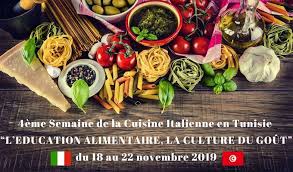 Semaine De La Cuisine Italienne En Tunisie Du 18 Au 22 Novembre 2019 Programme Tekiano Tek N Kult