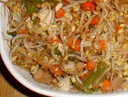 Pinoy Favorite Recipes Togue Guisado Sauteed Bean Sprouts Recipes Food Bacon On The Grill