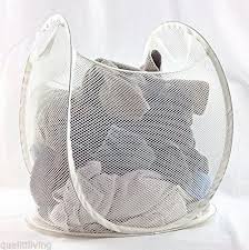 Ikea Skoghall Collapsible Mesh Net Laundry Clothes Basket Bag 80l With Handle Ebay Clothes Basket Skoghall Basket Bag