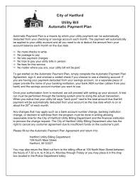 One bill is from your retailer for your electricity charges. City Of Hartford Utility Bill Automatic Payment Plan