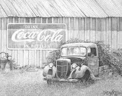 Pencil drawings of cars trucks old abandoned car graphite pencil drawing. Memories Drawing By Howard Dubois