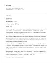 Free 3 Sample Nanny Cover Letter Templates In Ms Word Pdf