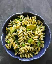 Pesto Pasta With Spinach And Avocado Recipe Simplyrecipes Com Recipe Spinach Pasta Spinach And Avocado Recipe Cold Pasta Salad Recipes
