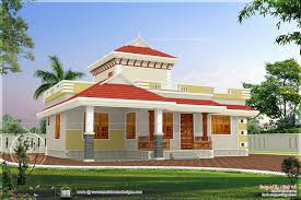 Small house plan with covered porches. 1195 Square Feet Beautiful Small House Kerala Home Design And Floor Plans 8000 Houses