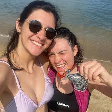 minha maior experiência de autoconhecimento até agora Aquathlon • Circuito  Mares 1000m 🏊‍♀️ 5km 🏃‍♀️ o mar é meu amigo! 🌊🪽