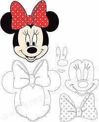 Micky maus, eine der bekanntesten zeichentrickfiguren des unternehmens, dient als sein offizielles maskottchen. Druckvorlage Minnie Mouse Schablone Zum Ausdrucken Novocom Top