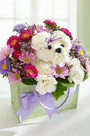 Up to 35% off at northwest vision development center. How To Make Flower Puppy Bouquet The Whoot Flower Arrangements Diy Animal Flower Arrangements Flower Arrangements