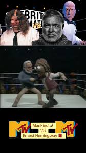 Mankind vs. Ernest Hemingway - Celebrity Deathmatch | TikTok