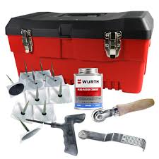 Not only is it a dangerous job, it also takes time to change a tire. Tire Patch Repair Kit Plugs Patches Tire Wheel And Brake Supplies Wurth Usa