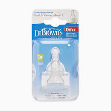Dr Brown S Natural Flow Standard Silicone Nipples 2 Pack Babylist Store