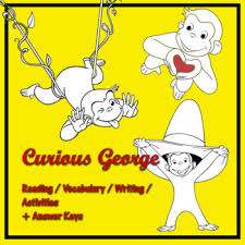 Curious george and the puppiesby margret & h.a. Curious George Book Study Worksheets Teaching Resources Tpt