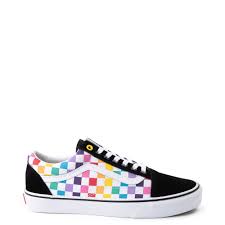 Vans Old Skool Rainbow Checkerboard Skate Shoe Multi