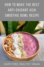 Blueberry Acai Bowl Thick Creamy Vegan Amber S Natural Nutrition Recipe Acai Smoothie Bowl Recipe Acai Recipes Smoothie Bowl Recipe