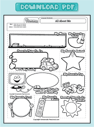 Fun And Interactive Preschool Worksheets All About Me Worksheet All About Me Preschool Preschool Worksheets
