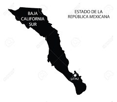 Adventures abound just south of the border, let me show you! State Baja California Sur Mexico Vector Map Royalty Free Cliparts Vectors And Stock Illustration Image 133186757