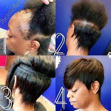 Thejellieffect Theneteffect Is The This Is The Perfect Technique For Clients Experiencing Seve Short Weave Hairstyles Severe Hair Loss Hair Styles