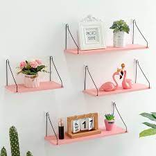 Unités murales, étagères de bois laqué noir avec éclairage intégré ; Etagere Murale En Bois De Style Nordique Rangement Mural Scandinave Decoration De Salon Aliexpress