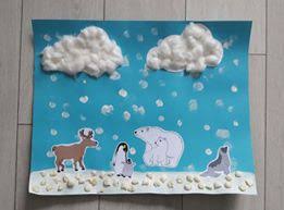 Activités ferme et animaux de la ferme maternelle. Portrait D Hiver Activite Manuelle Sur Le Theme Du Froid