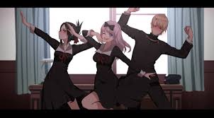 Dishwasher1910 Fujiwara Chika Kaguya Sama Wa Kokurasetai Tensai Tachi No Renai Zunousen Male Shinomiya Kaguya Shirogane In 2020 Sama Anime Love Romantic Comedy Anime